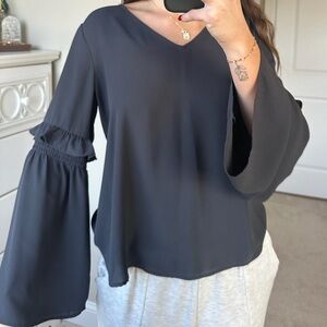 LOFT Grey Women's Blouse